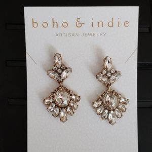 Boutique Vintage Boho Style CZ Earrings